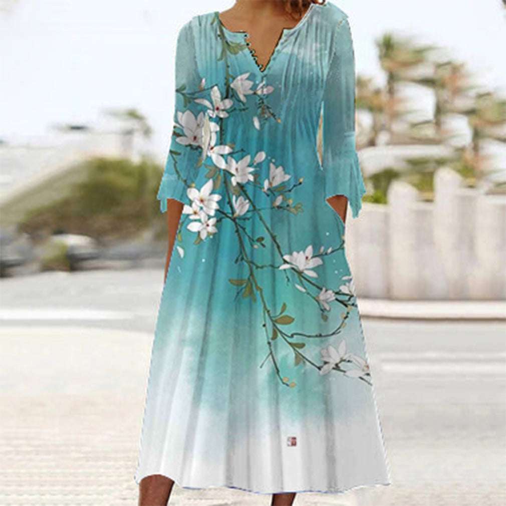 【S-5XL】👗 2023 nowa swobodna sukienka kardigan