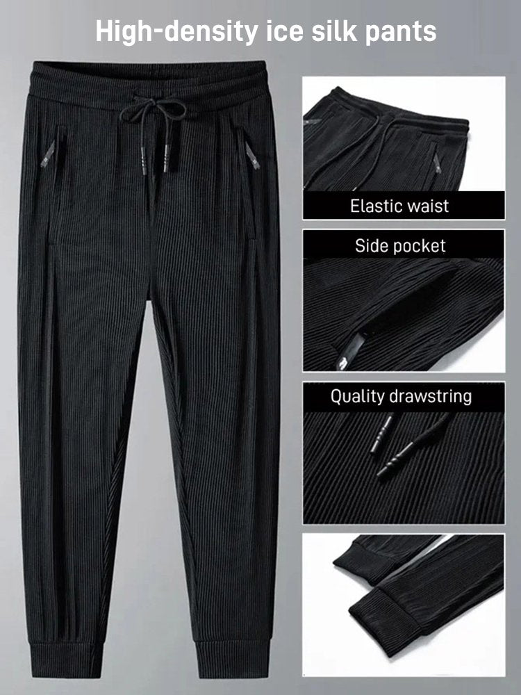 Ice Cold Silk Plisowane spodnie na co dzień【 Kup 1 dostań 1 za darmo】
