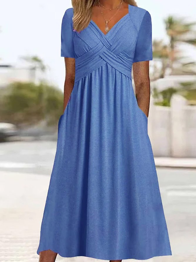 🔥🔥【Oferta del Día de la Mujer 3/8 38% de descuento】【S-5XL】Nuevo vestido midi informal de algodón