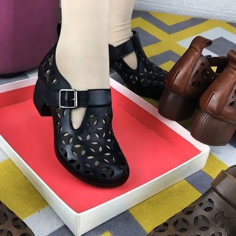 🥰🔥【35-41】2025 Nove ženske sandale na debelu petu s mekim dnom