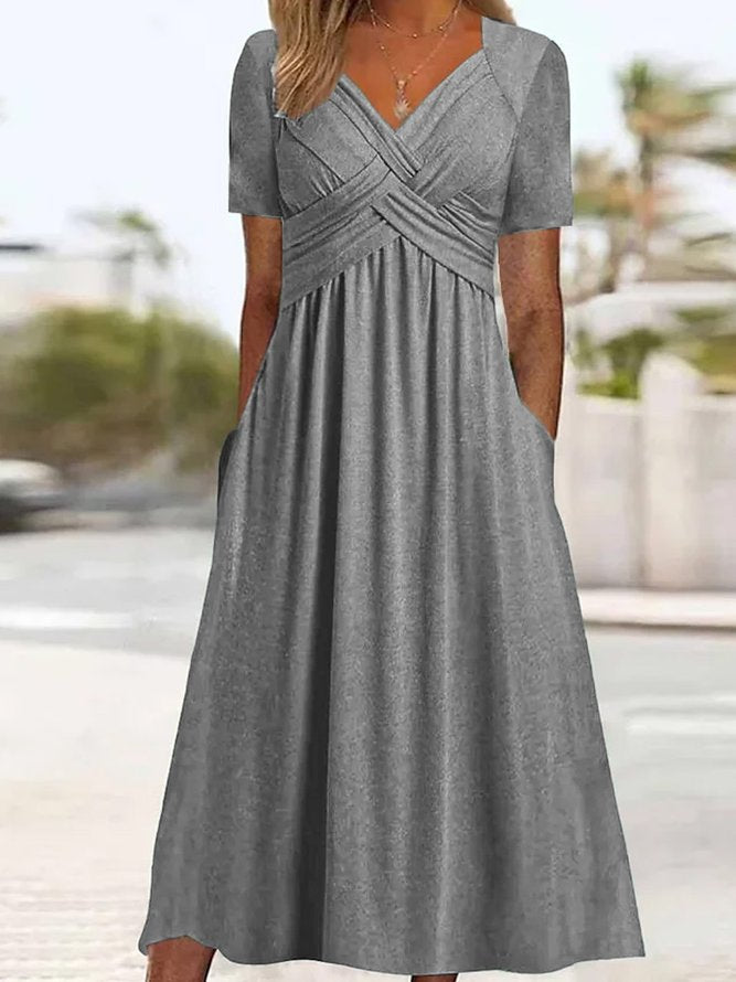 🔥🔥【Oferta del Día de la Mujer 3/8 38% de descuento】【S-5XL】Nuevo vestido midi informal de algodón