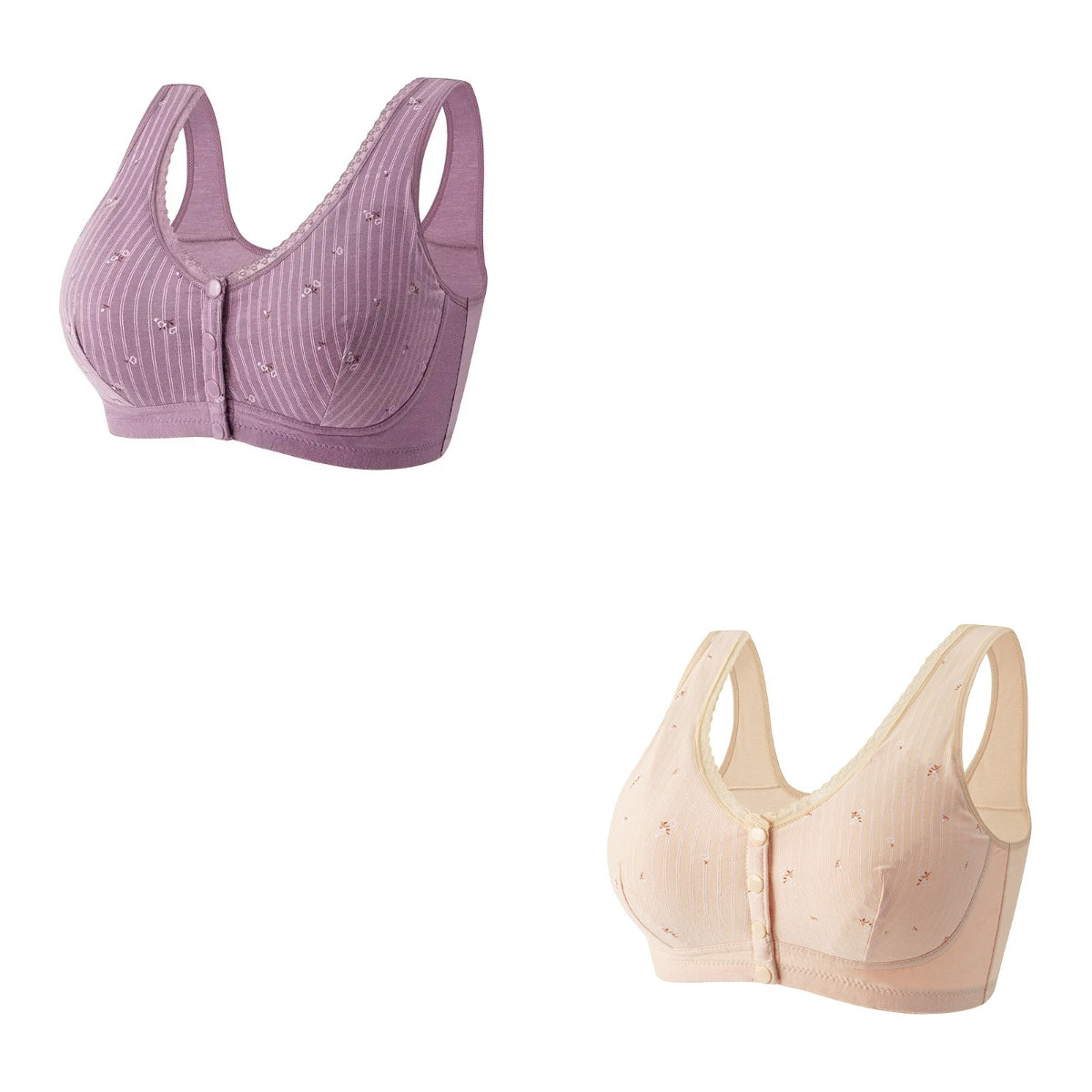 🔥🔥【Compra 1 y llévate 1 gratis】Sujetador fino de verano para mujer de talla grande sin aro de acero