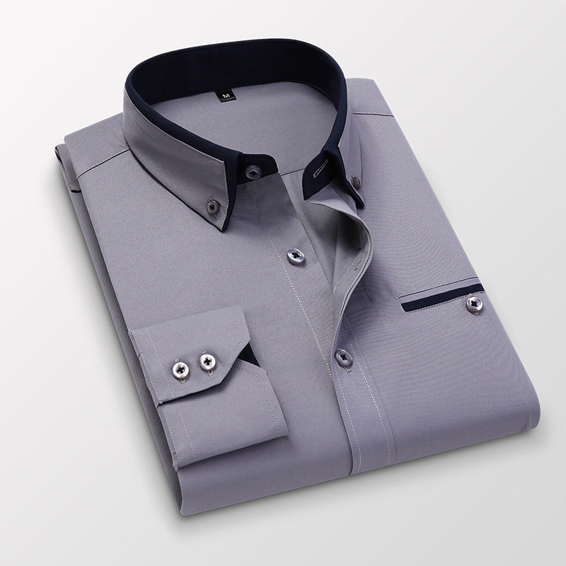 🎉【M-5XL】🔥👔 Nowa, oddychająca koszula biznesowa męska w stylu casual