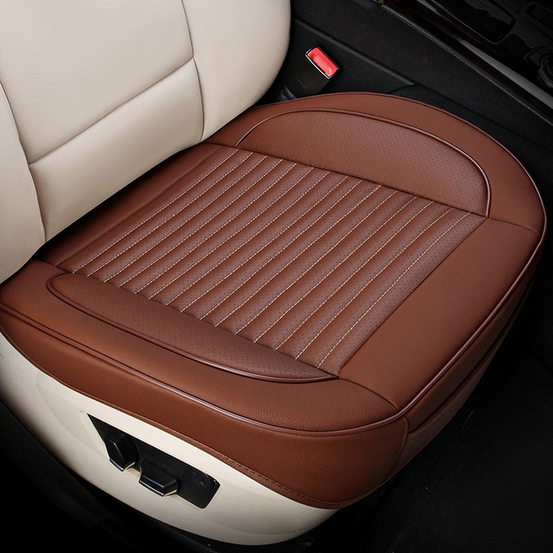 🚗Cojín de asiento de coche todo incluido fabricado en cuero natural