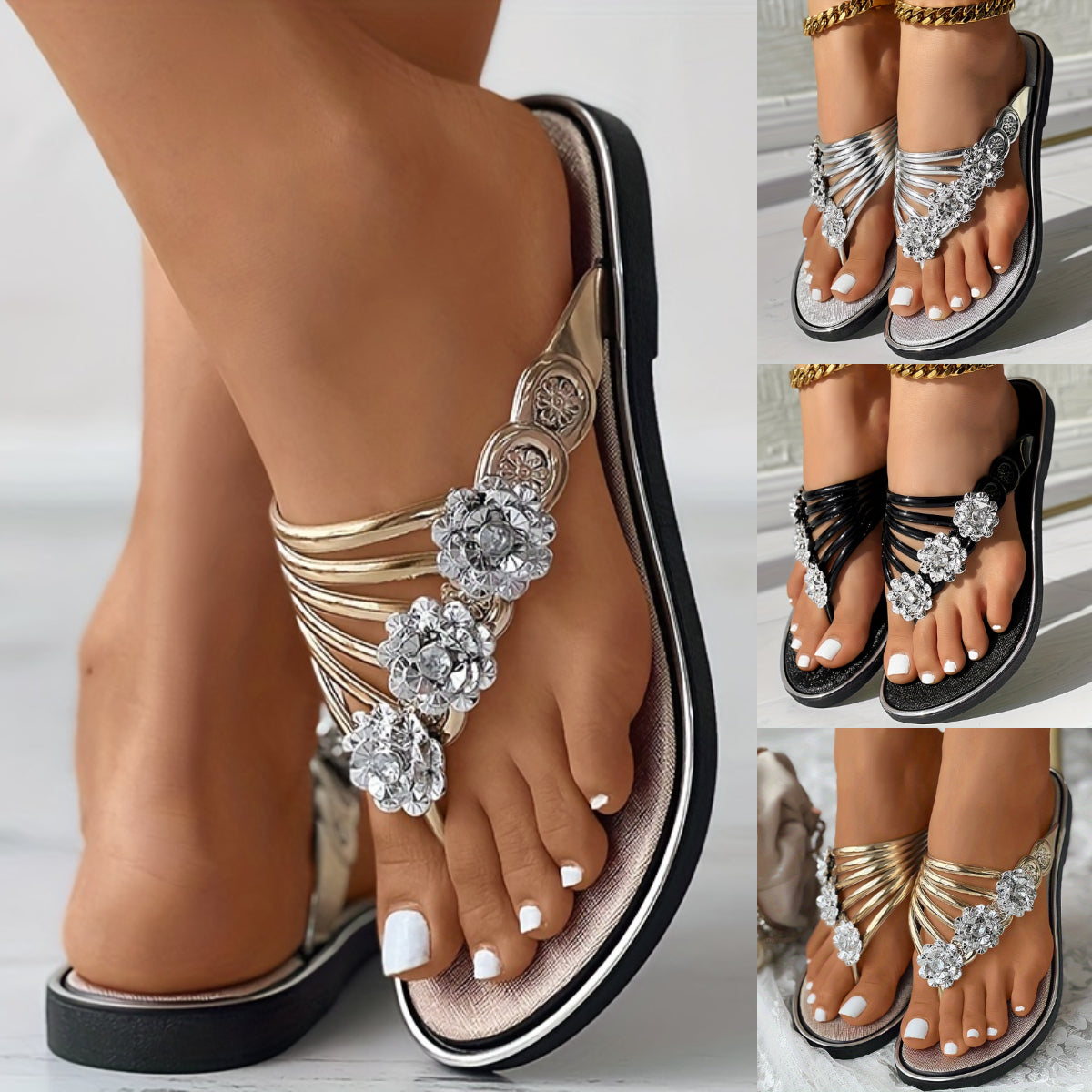 【Kup jeden, drugi dostaniesz gratis】【36-41】2025 damskie letnie klapki