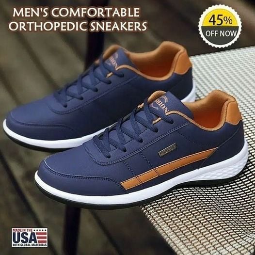✨【38-48】 Zapatillas ortopédicas de cuero cómodas para hombre 2025