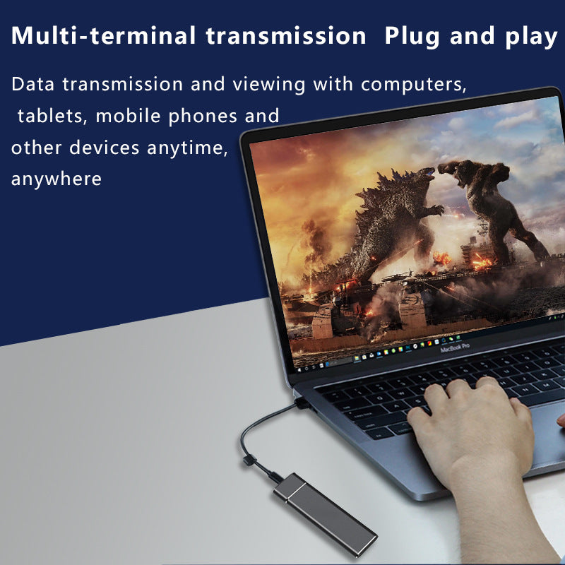 🔥🎉【Kup jeden, a drugi dostaniesz gratis】【4T】🔥Nowy, szybki, mobilny dysk SSD, uniwersalny do telefonów komórkowych i komputerów