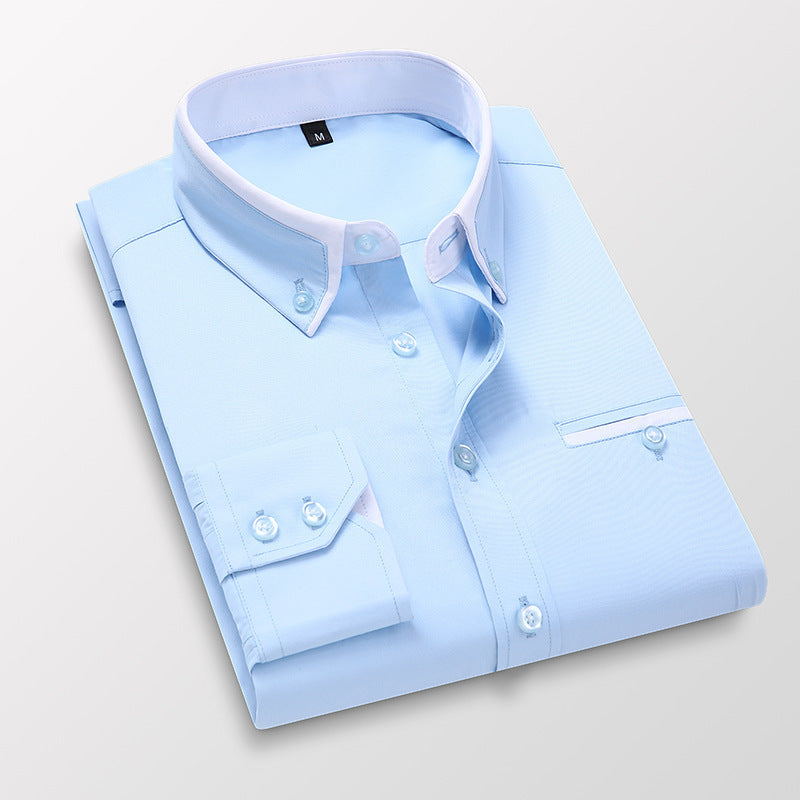 🎉【M-5XL】🔥👔 Nowa, oddychająca koszula biznesowa męska w stylu casual