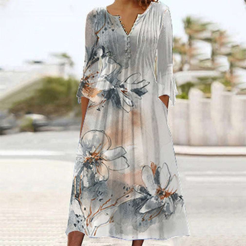 【S-5XL】👗 2023 nowa swobodna sukienka kardigan