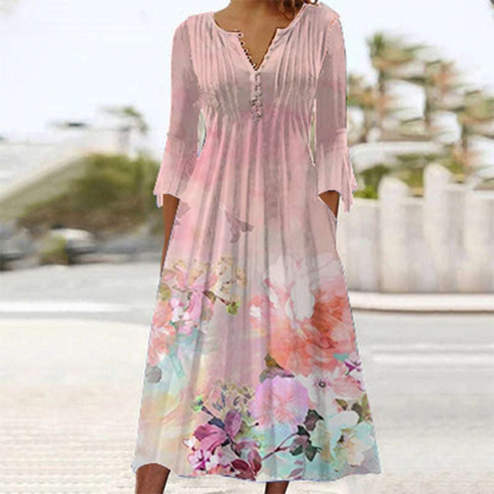 【S-5XL】👗 2023 nowa swobodna sukienka kardigan