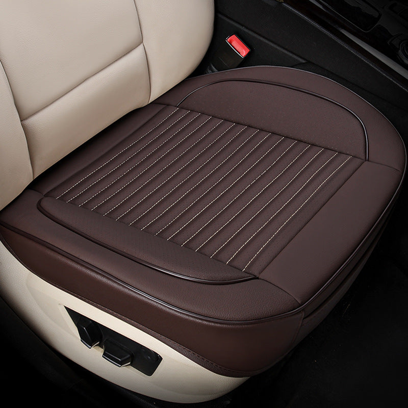 🚗Cojín de asiento de coche todo incluido fabricado en cuero natural