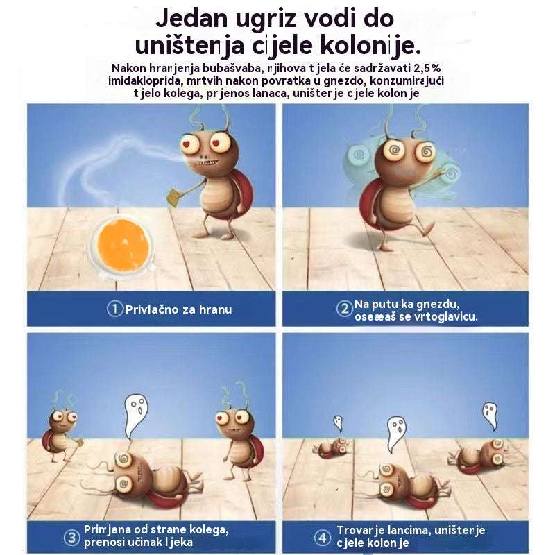 【80 tabletek/10 opakowań】💥 Każde opakowanie kosztuje tylko 9,9 zł Maść na karaluchy, środek owadobójczy do użytku domowego, bezpieczny i nietoksyczny, szybki efekt