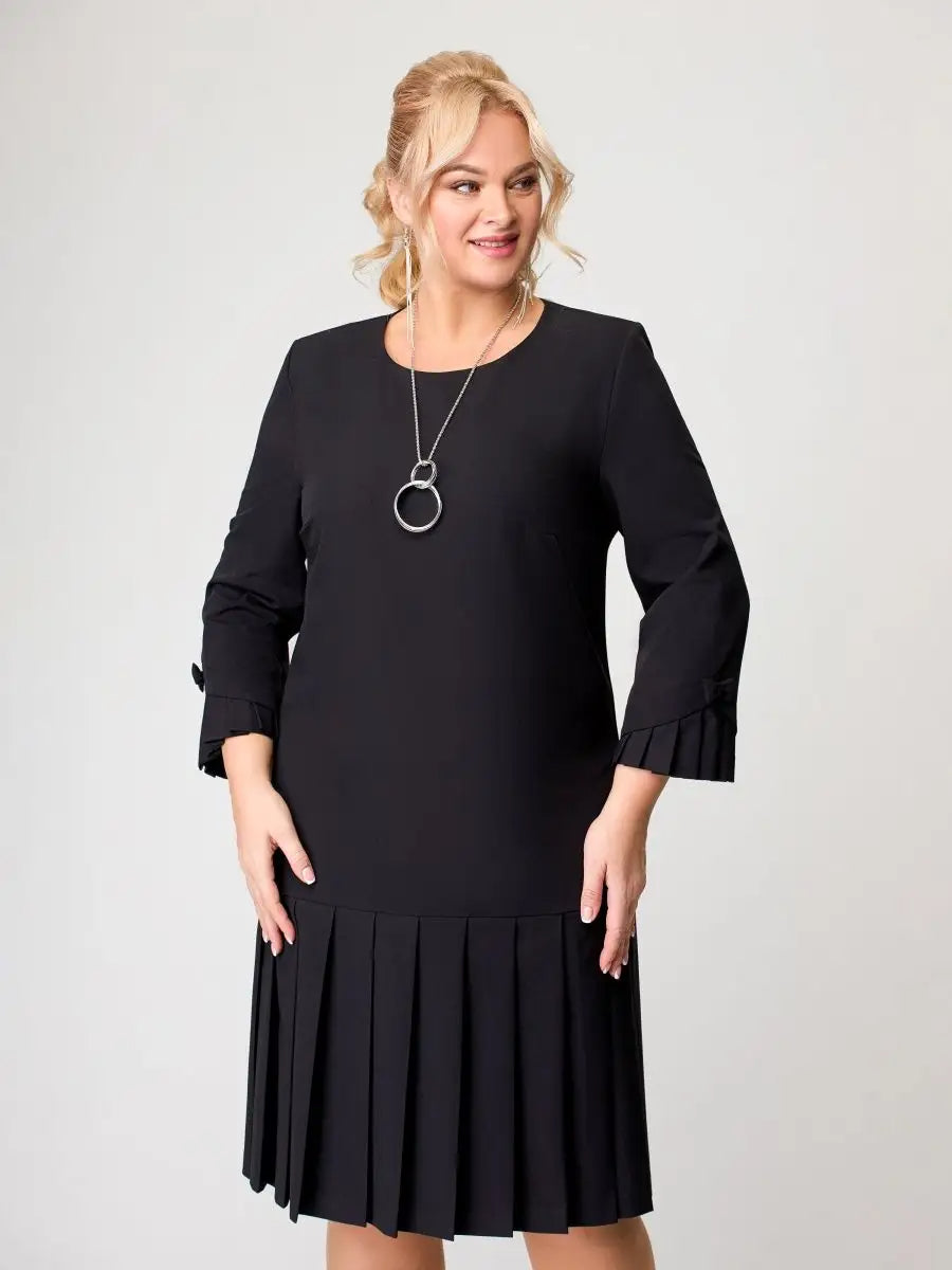 💌 【S-5XL】👗 Vestido elegante de color sólido de alta calidad nuevo de invierno 2024