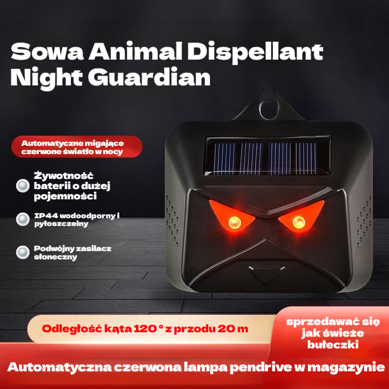 💥🔥🔥【Kup 1, otrzymaj 1 gratis】Solarny odstraszacz zwierząt z czerwonym migającym światłem