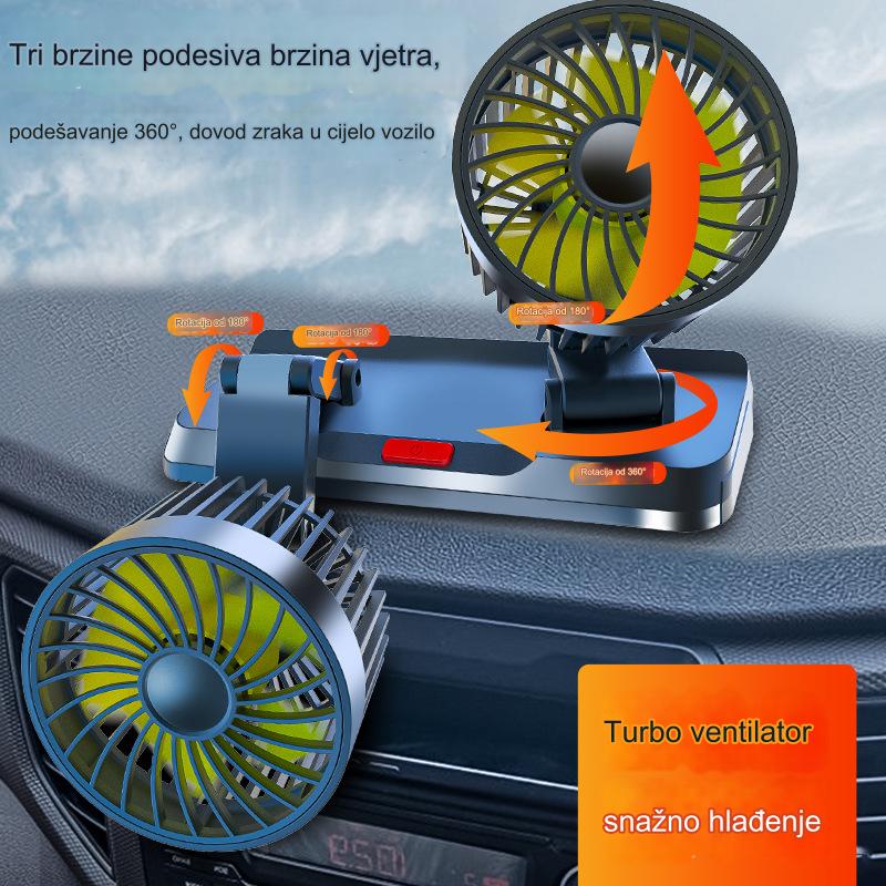 🚗🌈Automobilski ventilator s tri brzine