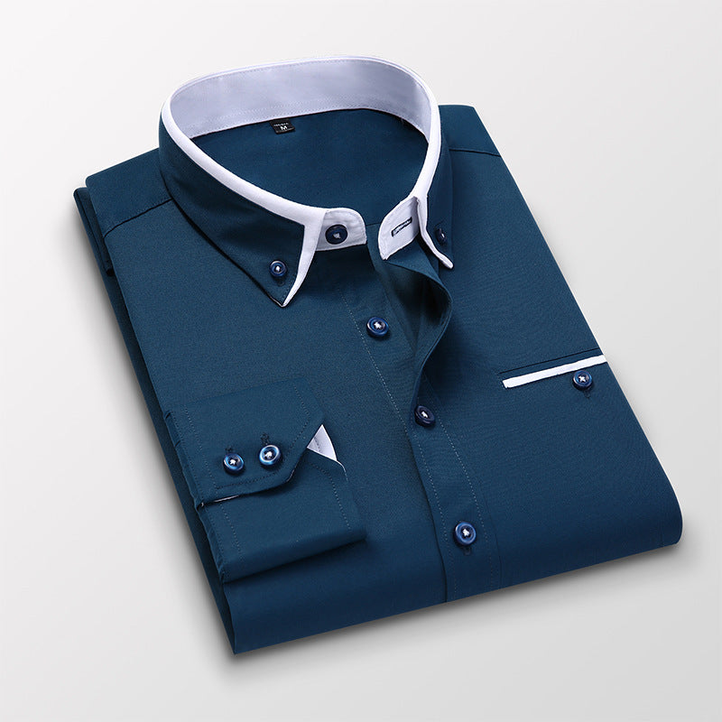🎉【M-5XL】🔥👔 Nowa, oddychająca koszula biznesowa męska w stylu casual