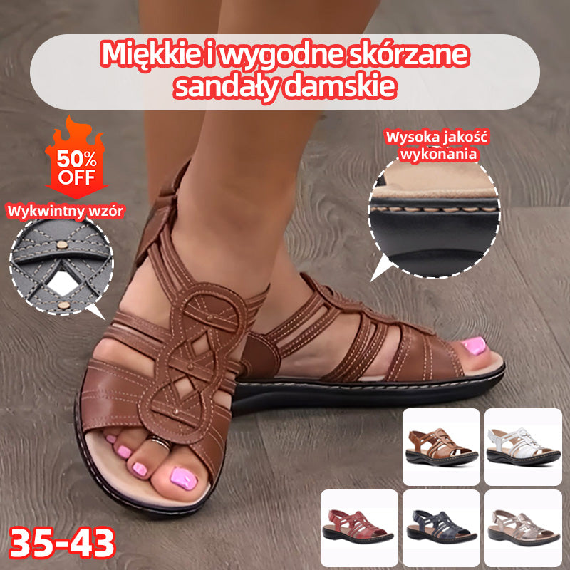 👍👡【35-43】2025 Mekane i udobne ženske kožne sandale 