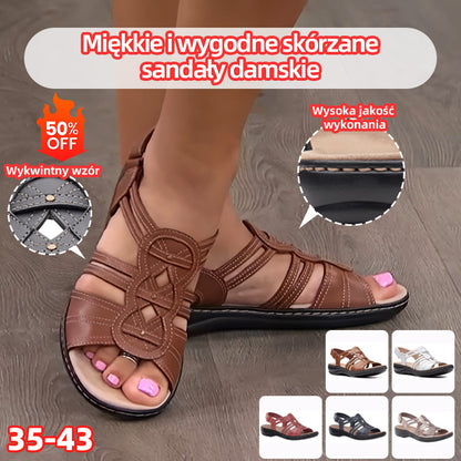 👍👡【35-43】2025 Mekane i udobne ženske kožne sandale 
