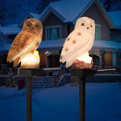 🦉 Lampa solarna w kształcie sowy – zapewnij ciepłe światło w swoim ogrodzie