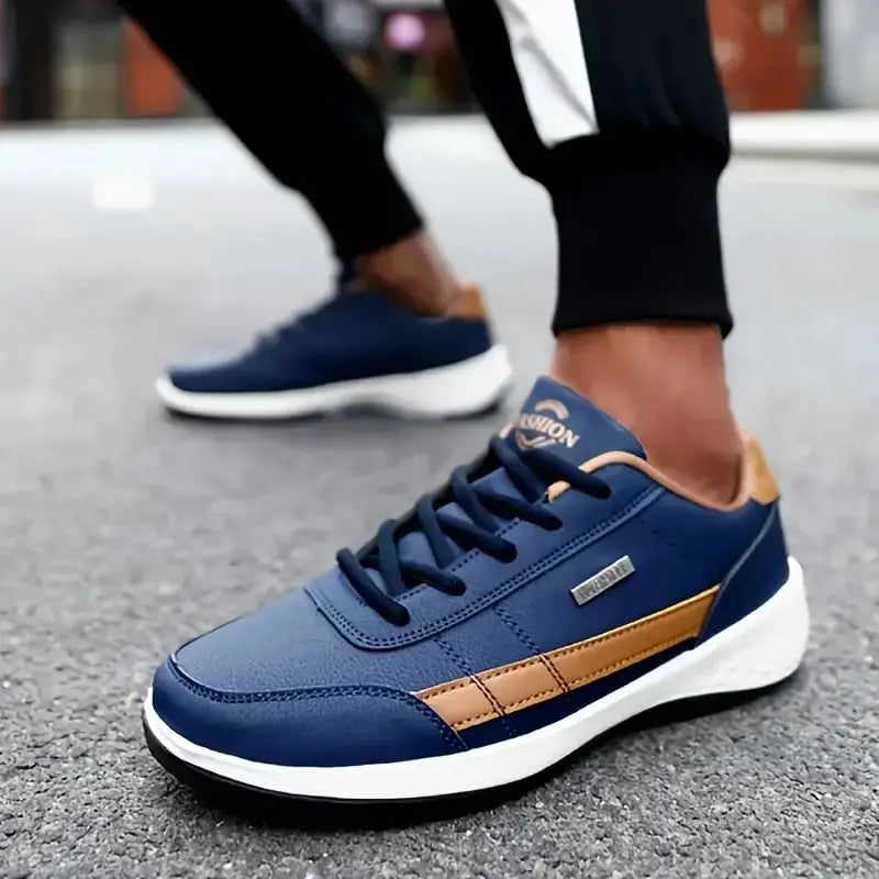 【38-48】2025 nuevos zapatos de cuero cómodos ortopédicos para hombres
