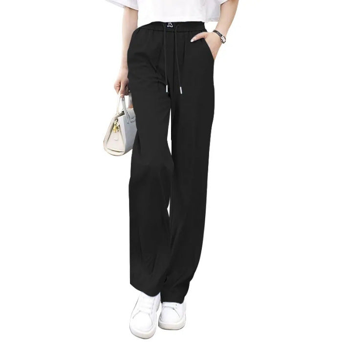 ❤️2025【S-3XL】 Ice Silk široke traperice visokog struka 
