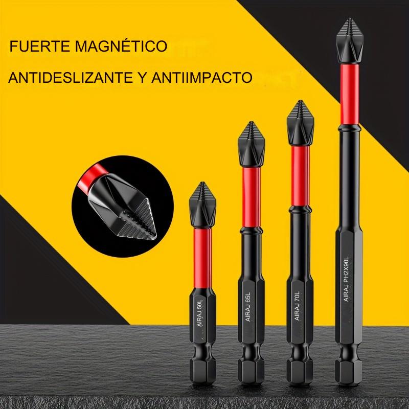 🔥【Paquete de 6】 cabeza de destornillador Phillips, juego Hexagonal de herramientas de destornillador eléctrico de alta dureza de acero de tungsteno antideslizante fuerte