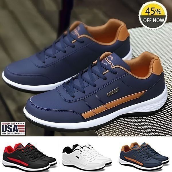 ✨【38-48】 Zapatillas ortopédicas de cuero cómodas para hombre 2025 
