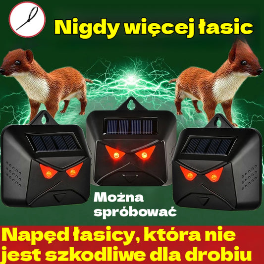 💥🔥🔥【Kup 1, otrzymaj 1 gratis】Solarny odstraszacz zwierząt z czerwonym migającym światłem