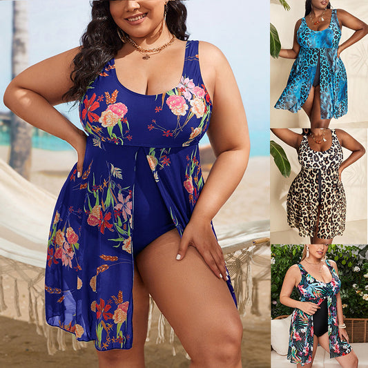 💗【XL-5XL】2025 novi seksi bikini veće veličine s printom bez leđa 