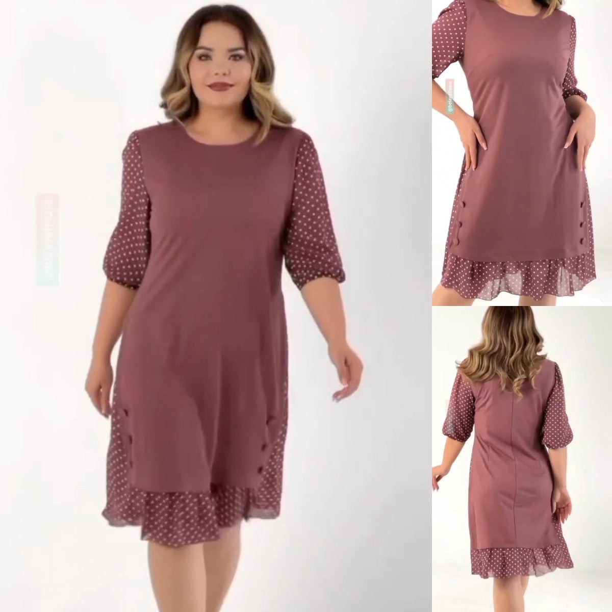 💕【S-5XL】❤️ Moderna i elegantna ležerna haljina 2025.