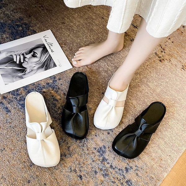 🔥👡【35-42】Sandały retro damskie letnie płaskie kapcie