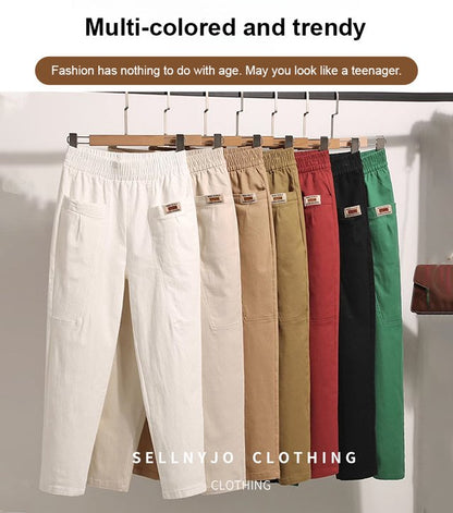 👖🔥【Kupi 1, dobij 1 besplatno】🔥【M-6XL】Nove elastične svestrane ženske ležerne hlače velike veličine
