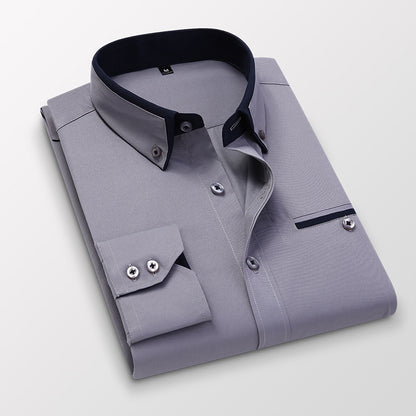 🎉【M-5XL】🔥👔 Nowa, oddychająca koszula biznesowa męska w stylu casual