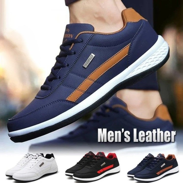 ✨【38-48】 Zapatillas ortopédicas de cuero cómodas para hombre 2025 