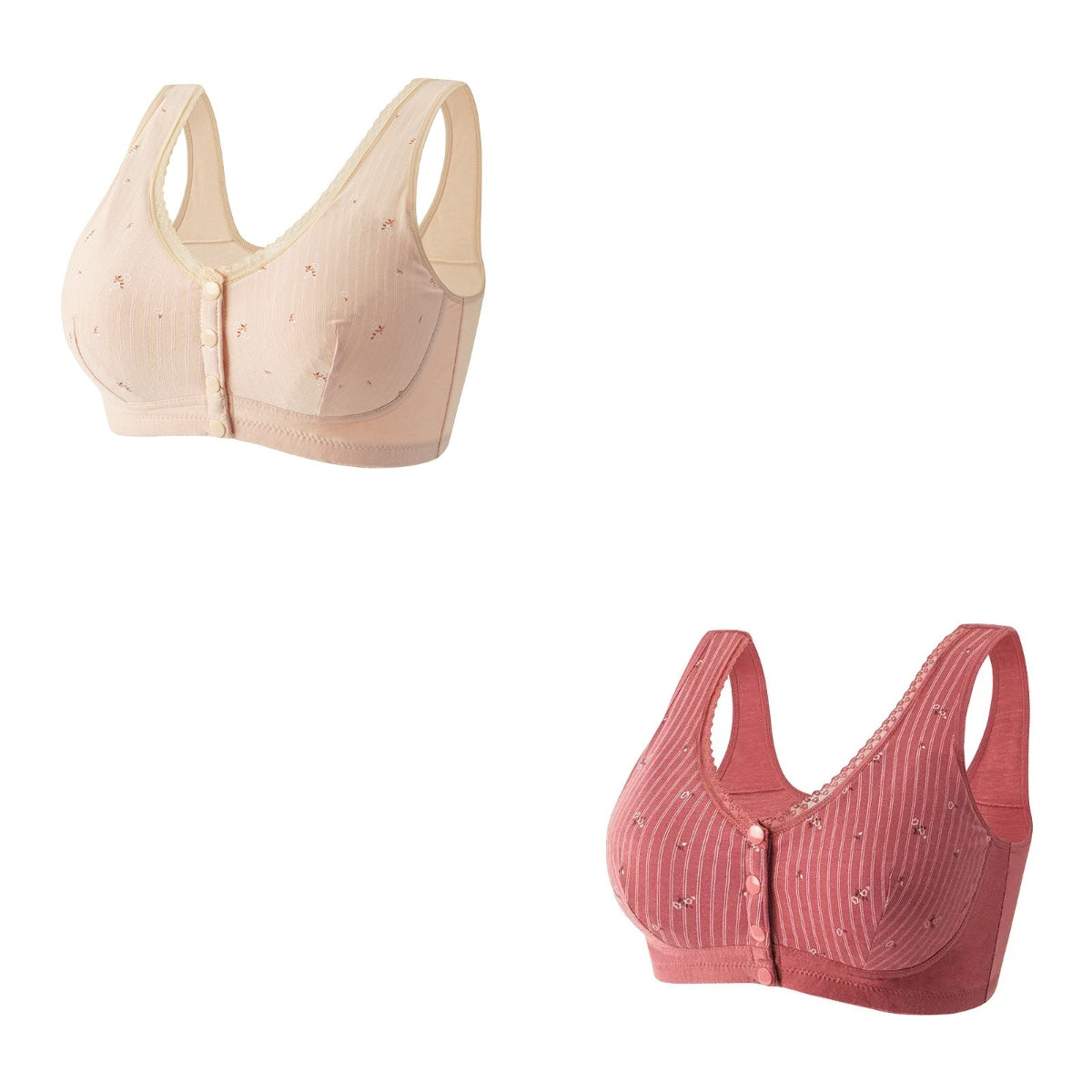 🔥🔥【Compra 1 y llévate 1 gratis】Sujetador fino de verano para mujer de talla grande sin aro de acero