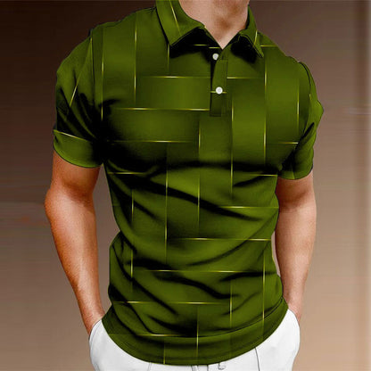 💥【S-5XL】Lato nowe modne, codzienne guziki z krótkim rękawem topy koszule męskie koszulki POLO