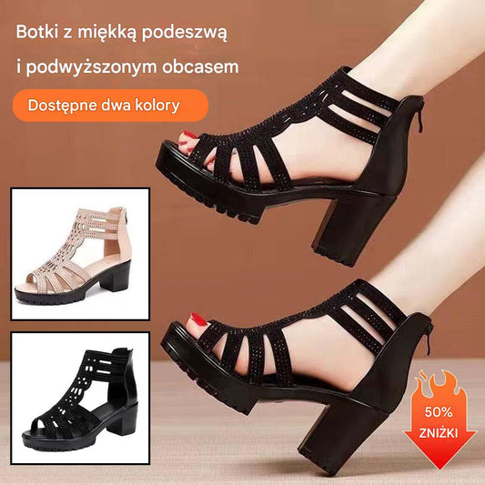 🔥🔥【35-40】👠2025 Damskie sandały antypoślizgowe z miękką podeszwą i grubą podeszwą