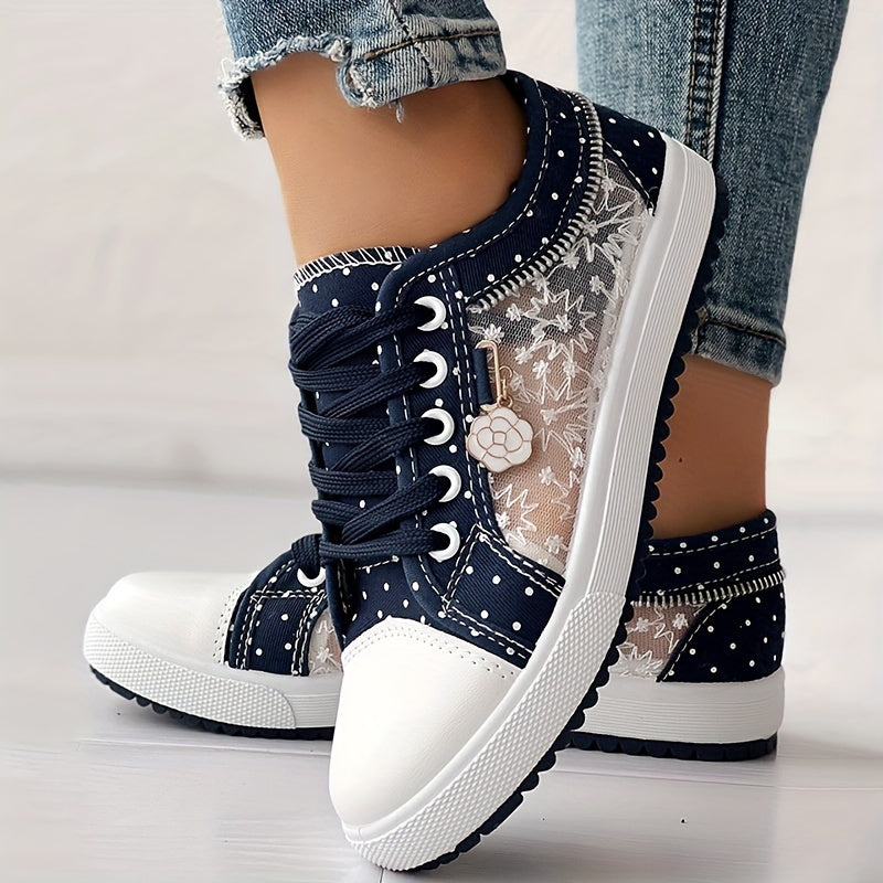 💕【35-42】Modne ležerne platnene cipele od čipke