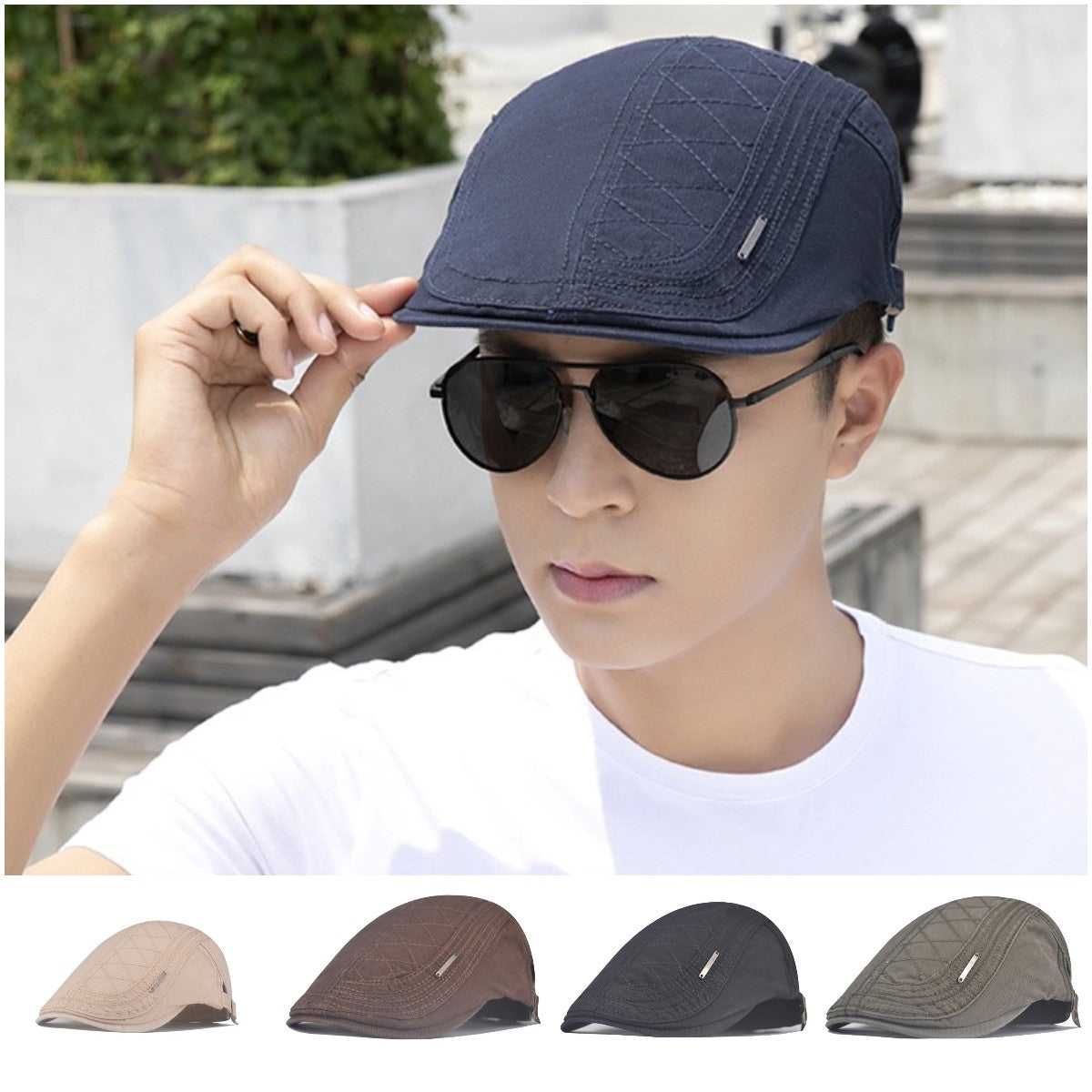 ☘🧢Proljetna nova unisex visokokvalitetna traper beretka