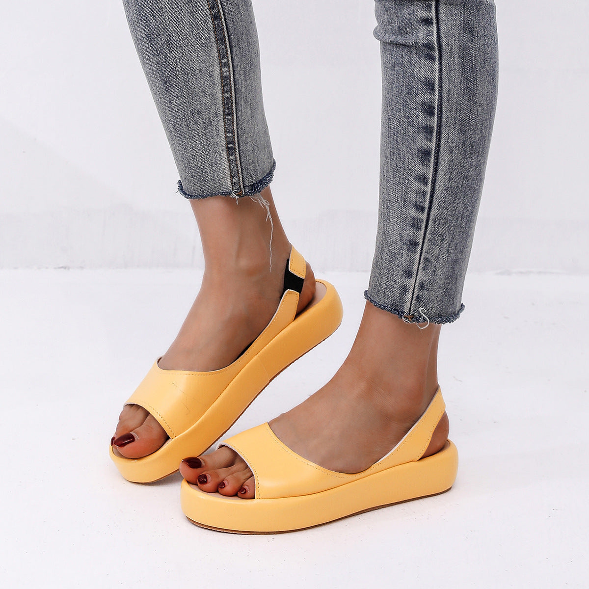 🔥【35-43】👡 Udobne ženske ortopedske sandale na platformu 