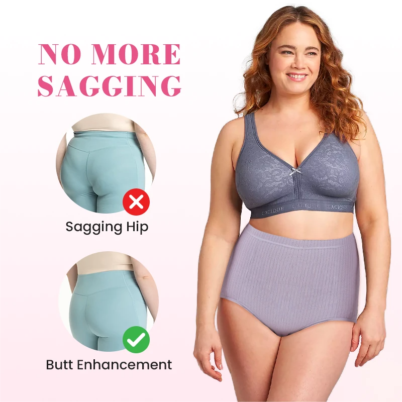 【🔥Compra 8 y llévate 8 gratis】 Ropa interior antibacteriana de cintura alta impermeable para mujer 