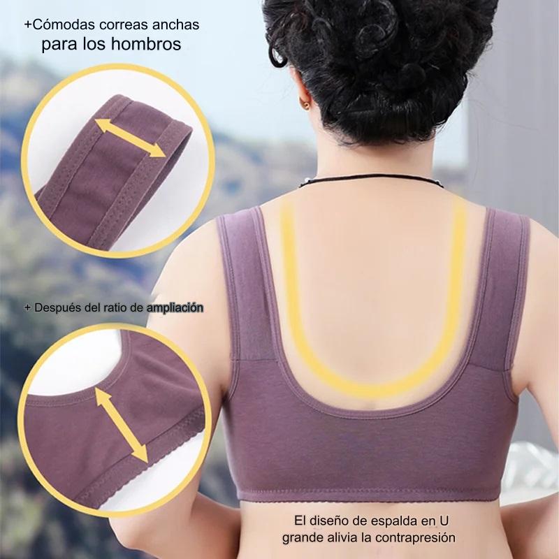 🔥🔥【Compra 1 y llévate 1 gratis】Sujetador fino de verano para mujer de talla grande sin aro de acero