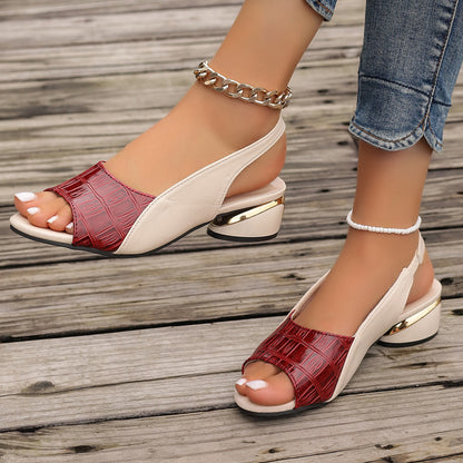 💖👡【35-43】 Ljetne ženske rimske sandale Novi stil Otvorene sandale s debelom petom