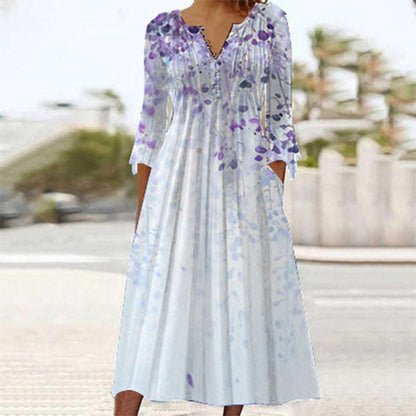 【S-5XL】👗 2023 nowa swobodna sukienka kardigan