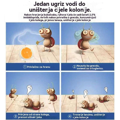 【80 tabletek/10 opakowań】💥 Każde opakowanie kosztuje tylko 9,9 zł Maść na karaluchy, środek owadobójczy do użytku domowego, bezpieczny i nietoksyczny, szybki efekt