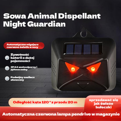 💥🔥🔥【Kup 1, otrzymaj 1 gratis】Solarny odstraszacz zwierząt z czerwonym migającym światłem