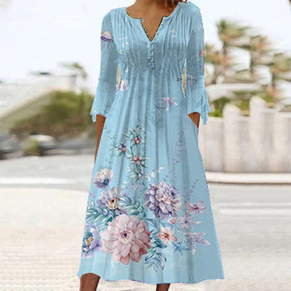 【S-5XL】👗 2023 nowa swobodna sukienka kardigan