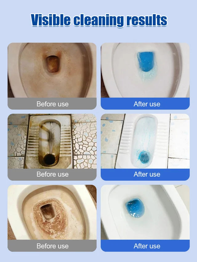 🌟【Cumpără 1, primești 2 gratuit】Spumă puternică de curăţare a vasului de toaletă