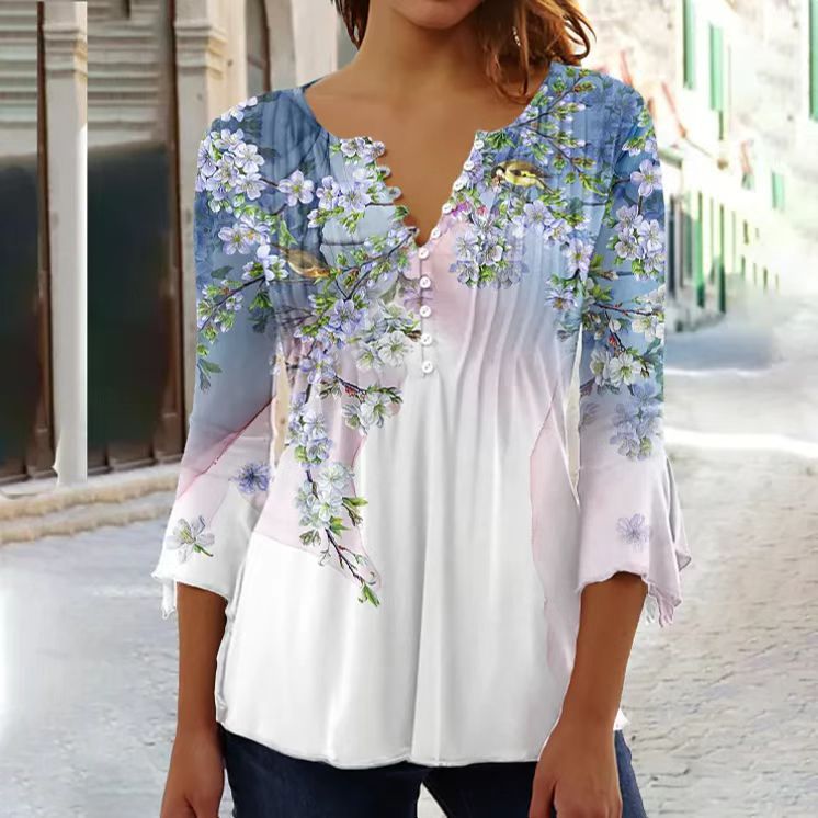【【🔥Descuentos de temporada.🔥】】 [S-5XL] Camiseta de cuello en V para mujer 