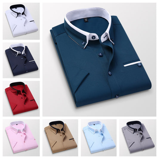 🎉【M-5XL】🔥👔 Nowa, oddychająca koszula biznesowa męska w stylu casual